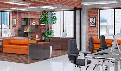 Дизайн интерьера офиса: чтобы и стены помогали
